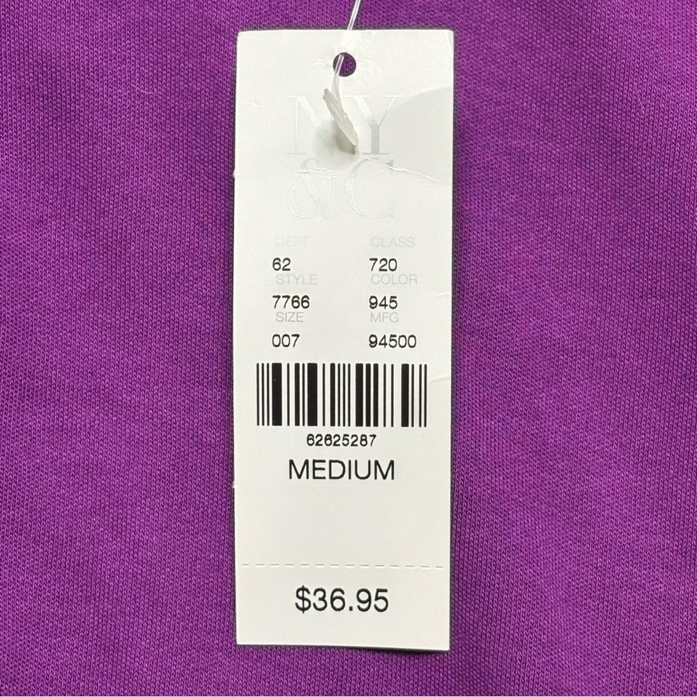 NWT New York & Company Purple Open Back Dress • Size M - Picture 13 of 13